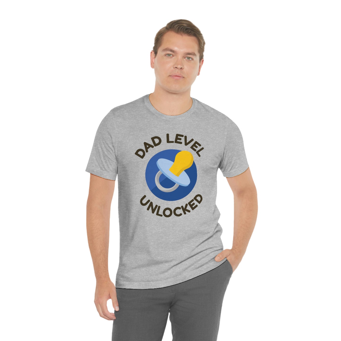 Dad Level Unlocked Unisex Jersey Short Sleeve Tee