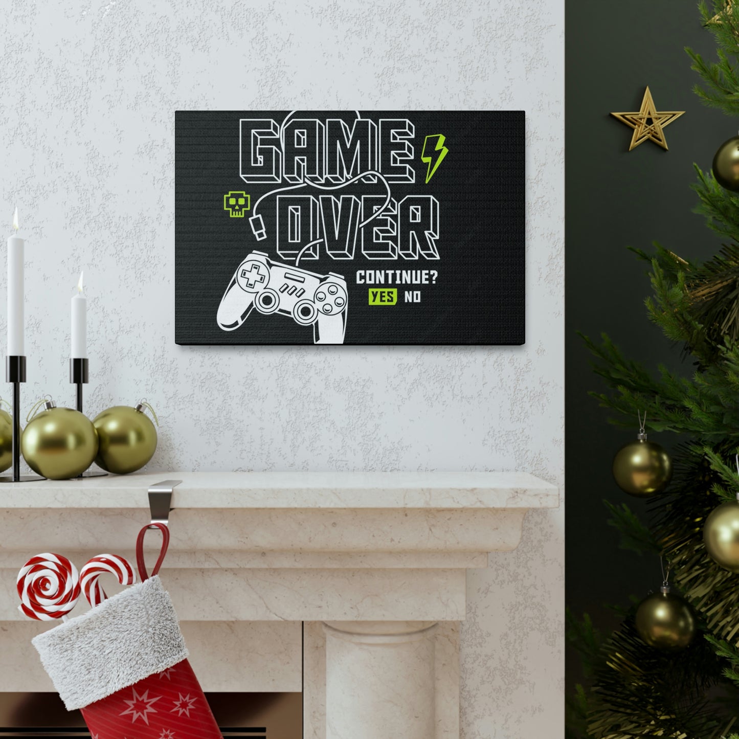 Game Over Canvas Gallery Wraps