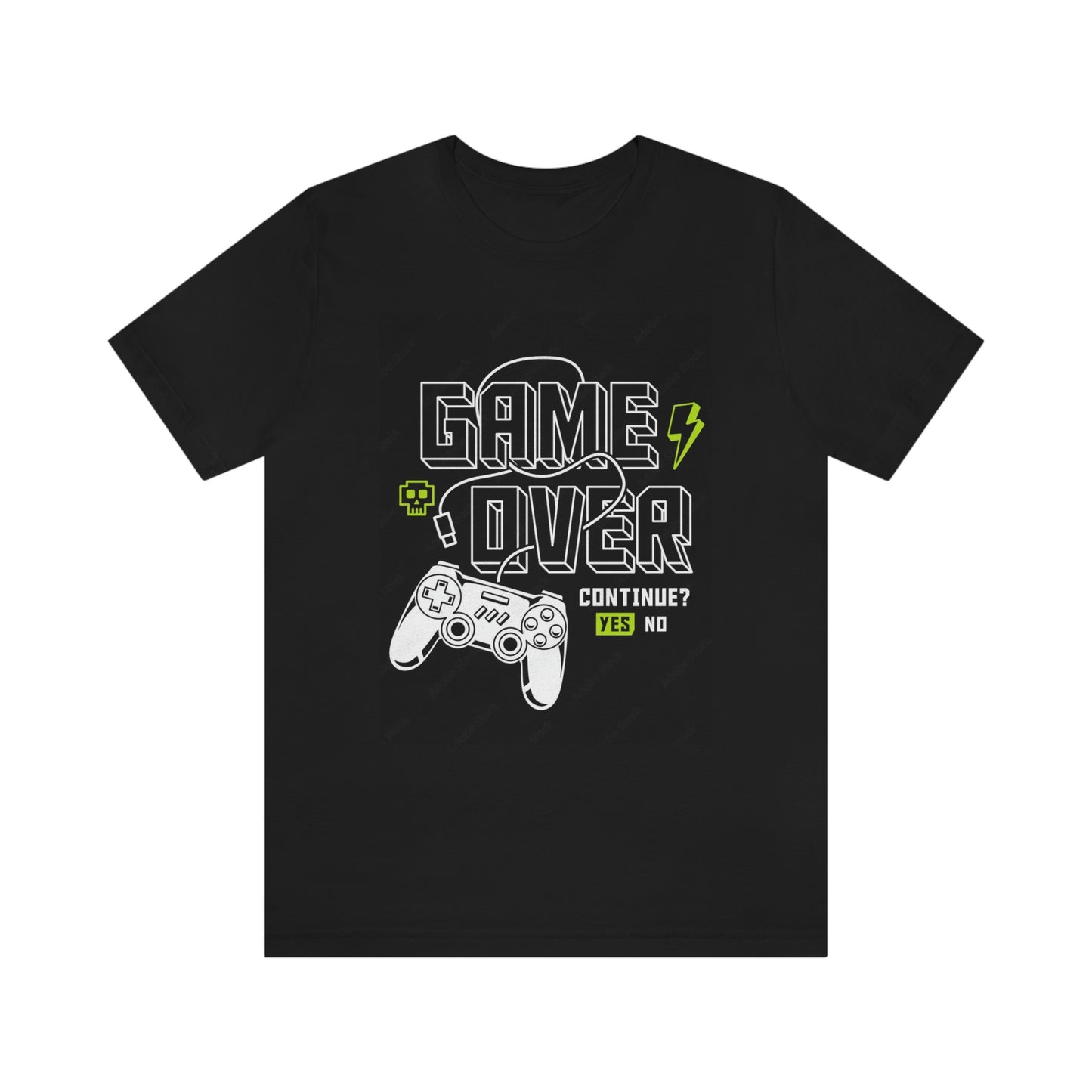 Game Over Unisex Jersey Short Sleeve Tee