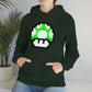 Mushroom 1UP 8 Bit Retro Style Unisex Hooded Sweatshirt