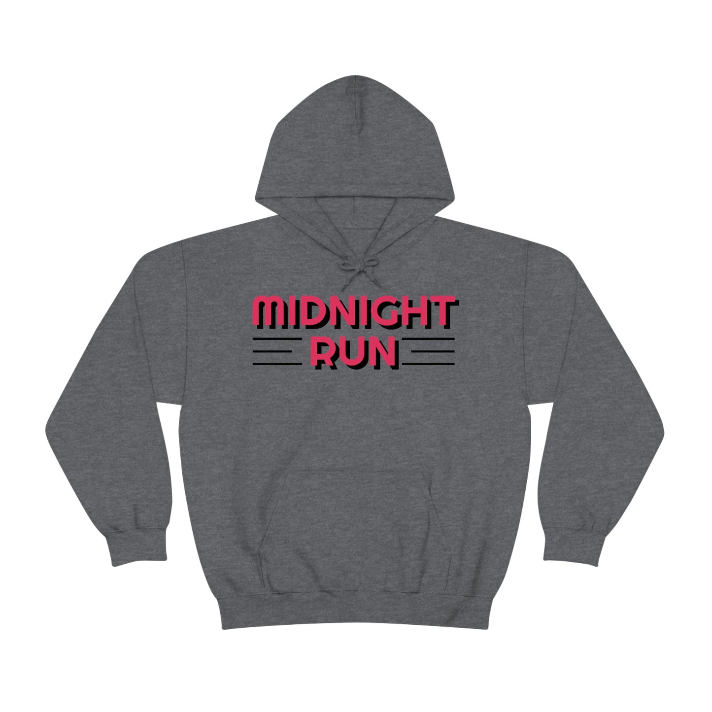 Midnight Run Retro Style Unisex Hooded Sweatshirt