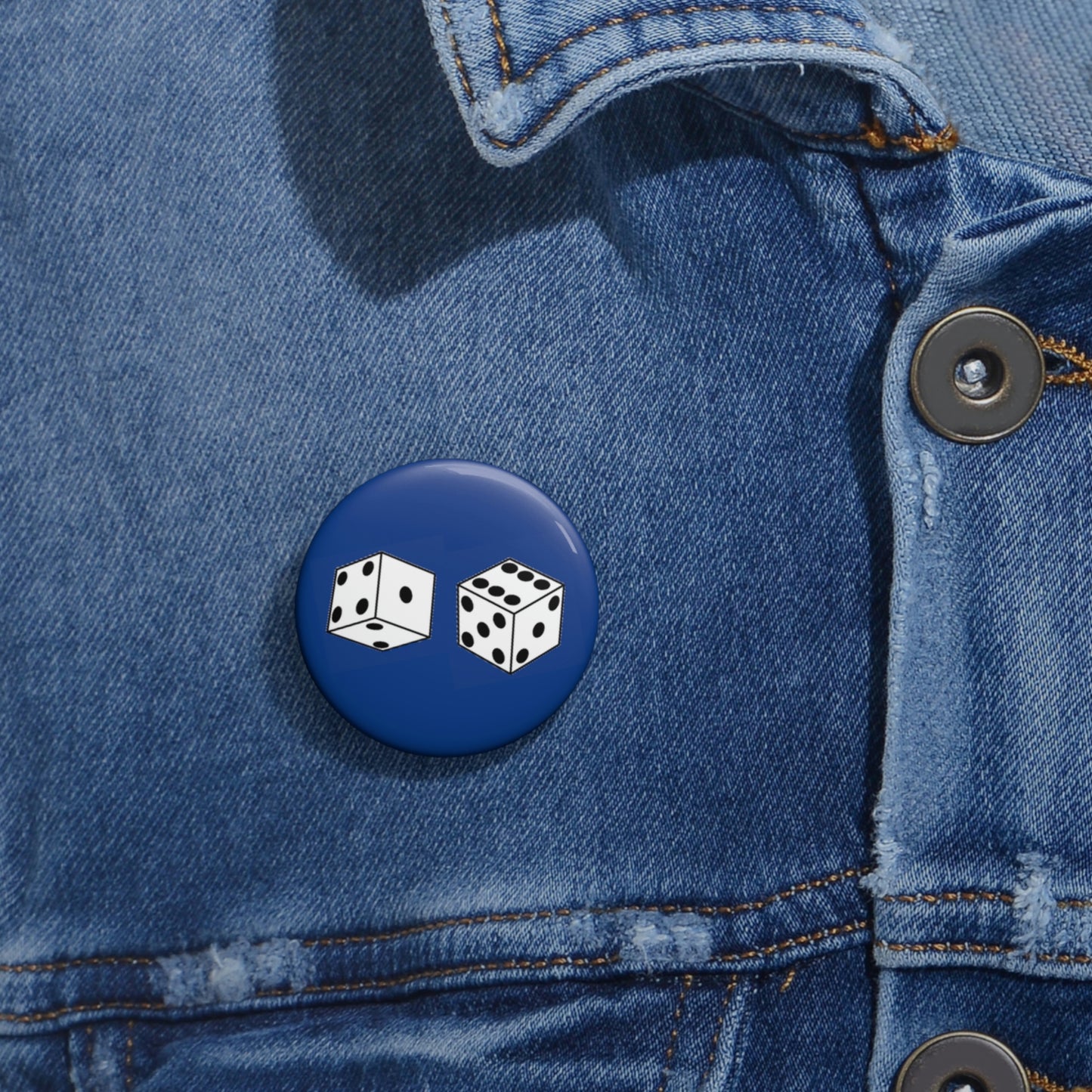 Dice Roll Custom Pin Buttons