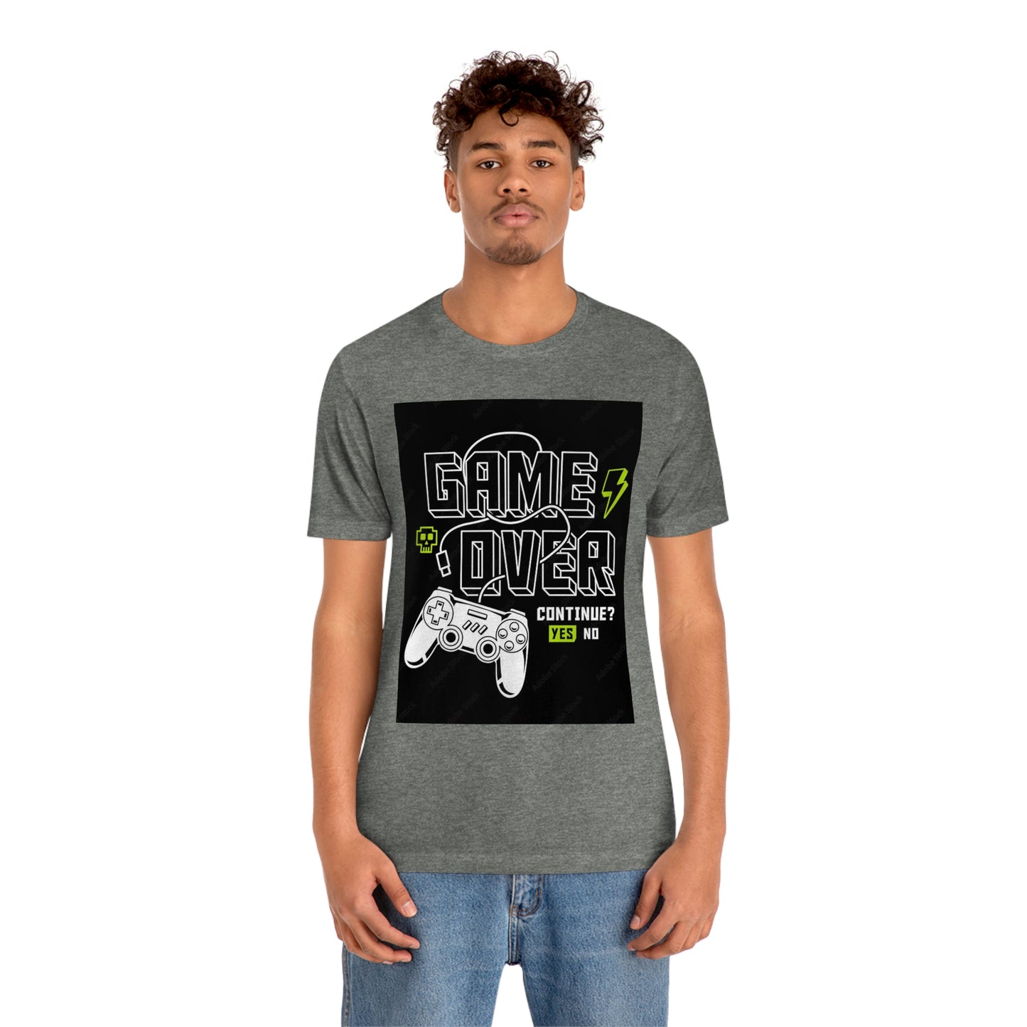 Game Over Unisex Jersey Short Sleeve Tee