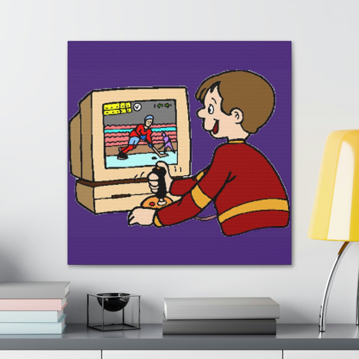 Old School Gamer Canvas Gallery Wraps