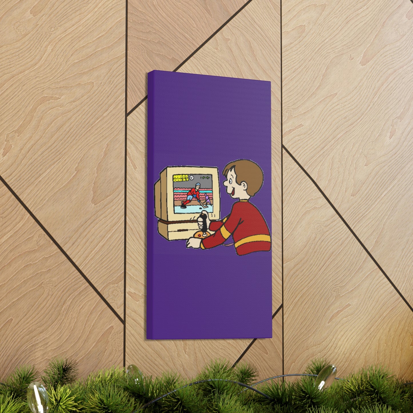 Old School Gamer Canvas Gallery Wraps