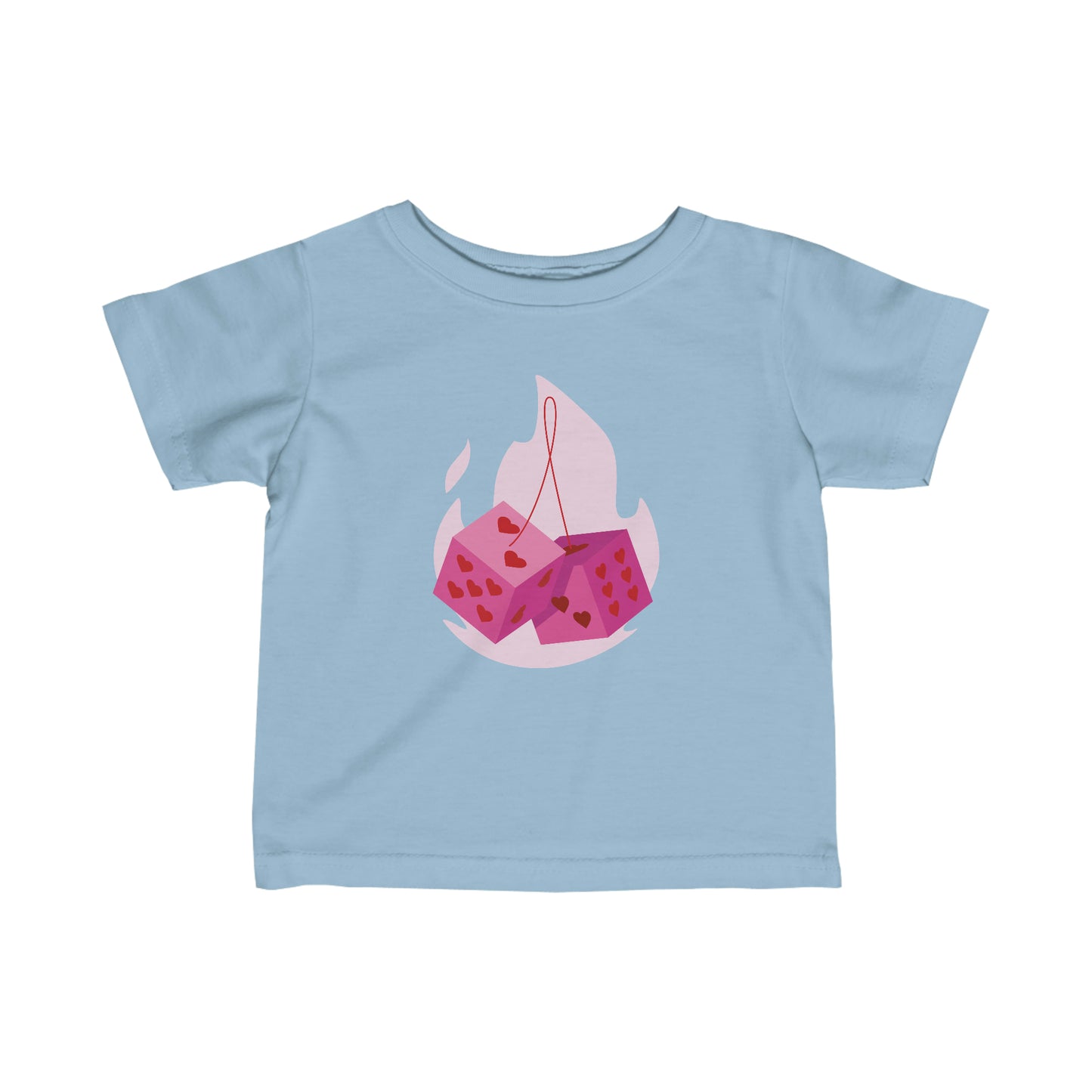 Dice Hearts Infant Fine Jersey Tee
