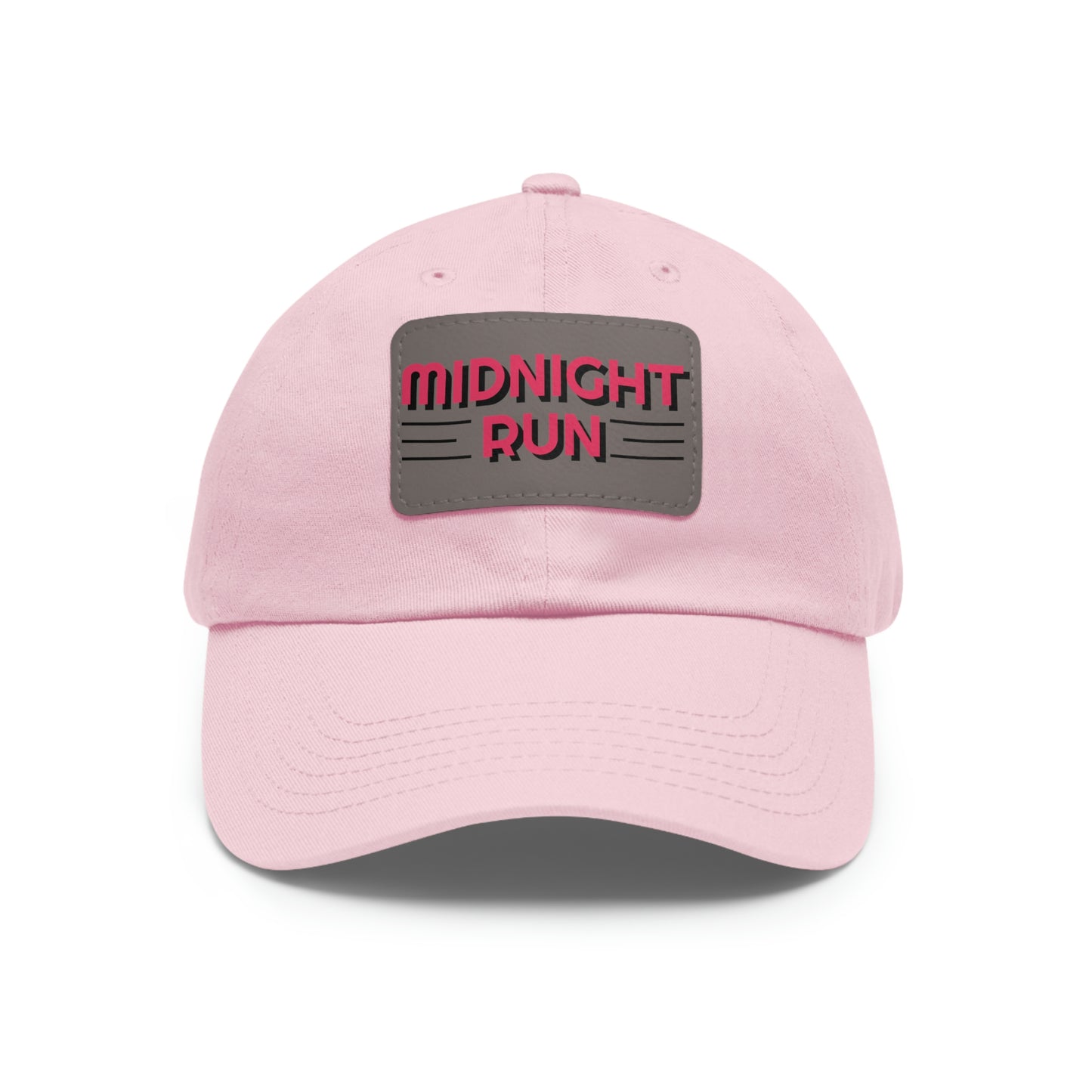 Midnight Run Dad Hat with Leather Patch