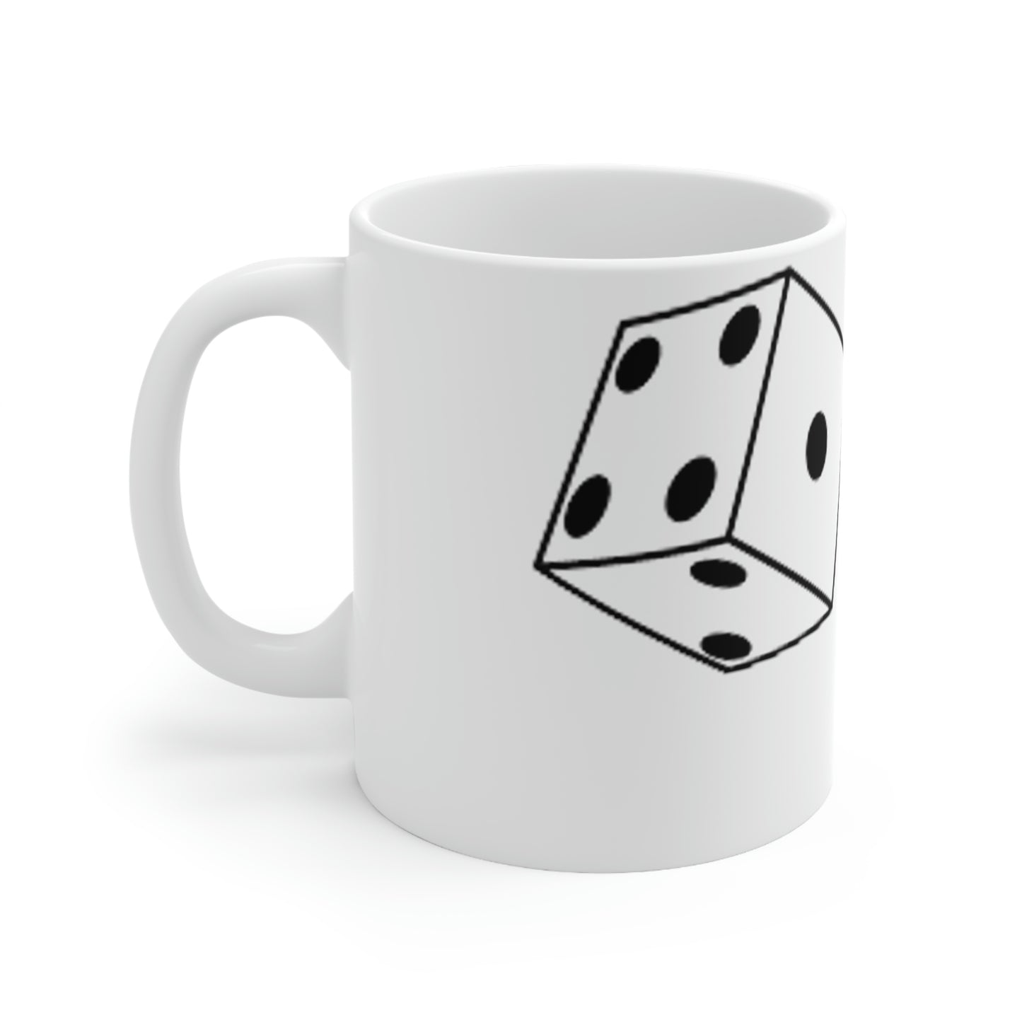 Dice Roll Ceramic Mug 11oz