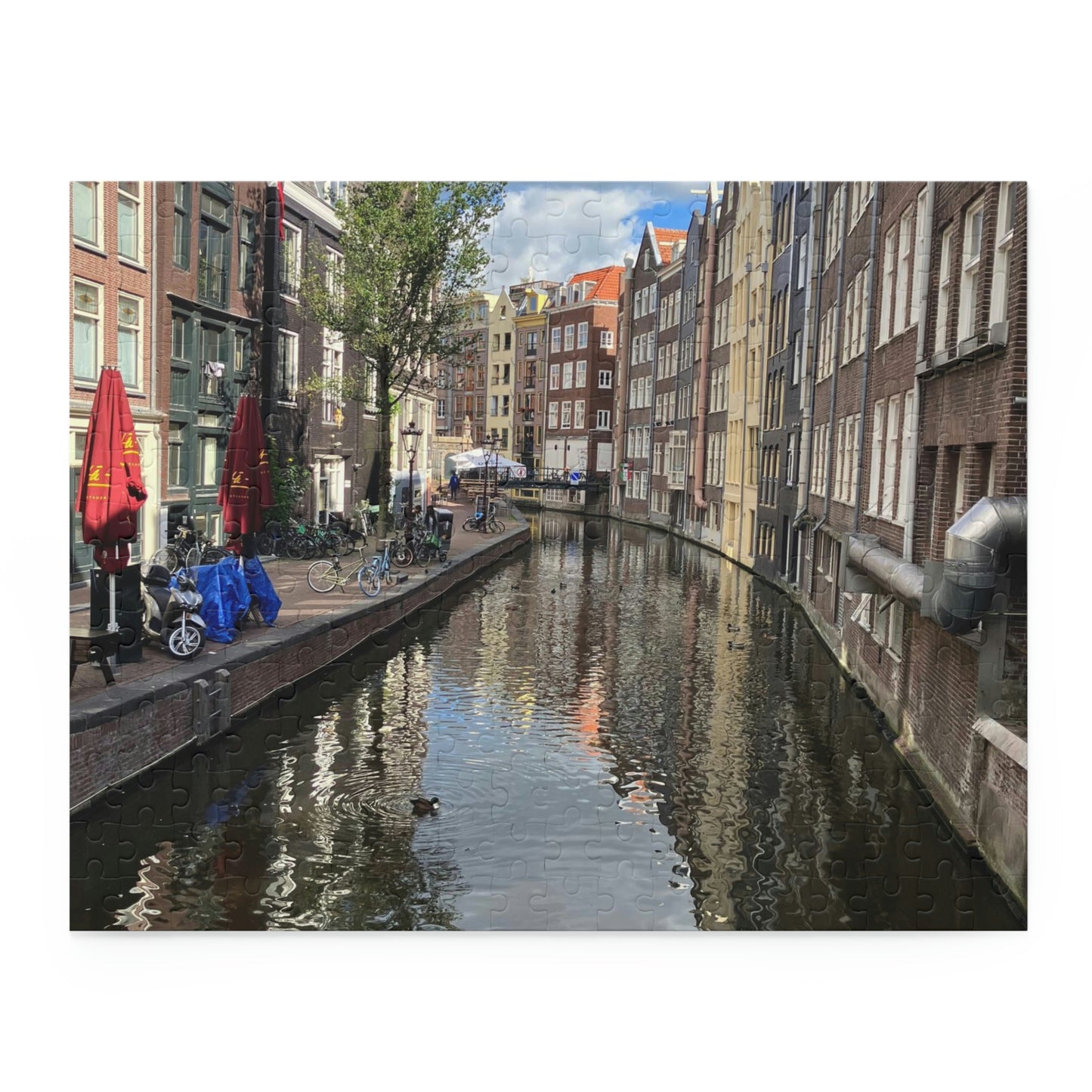 Amsterdam Canal Scenic Puzzle (120, 252, 500-Piece)