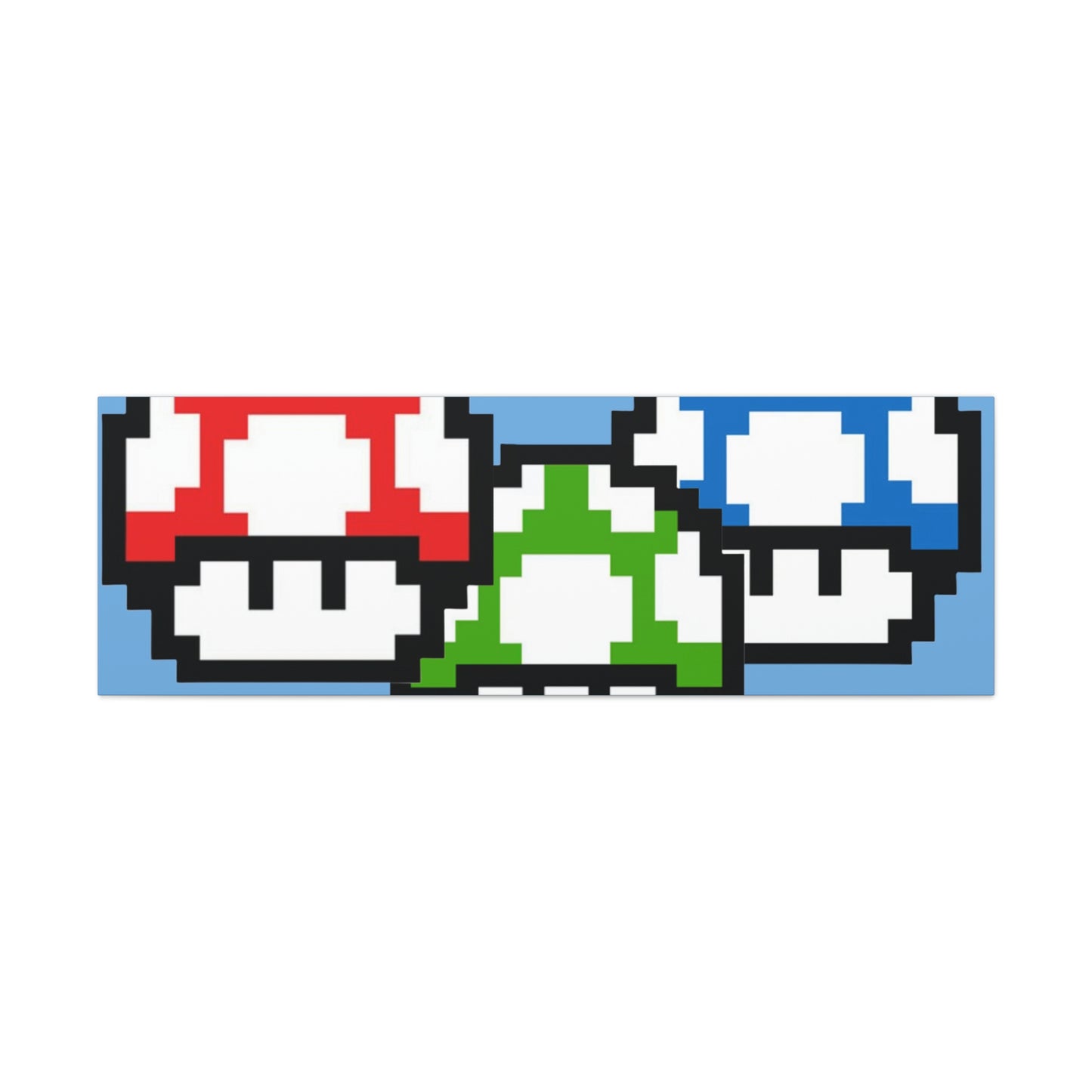 Mushroom 8 Bit Style Canvas Gallery Wraps