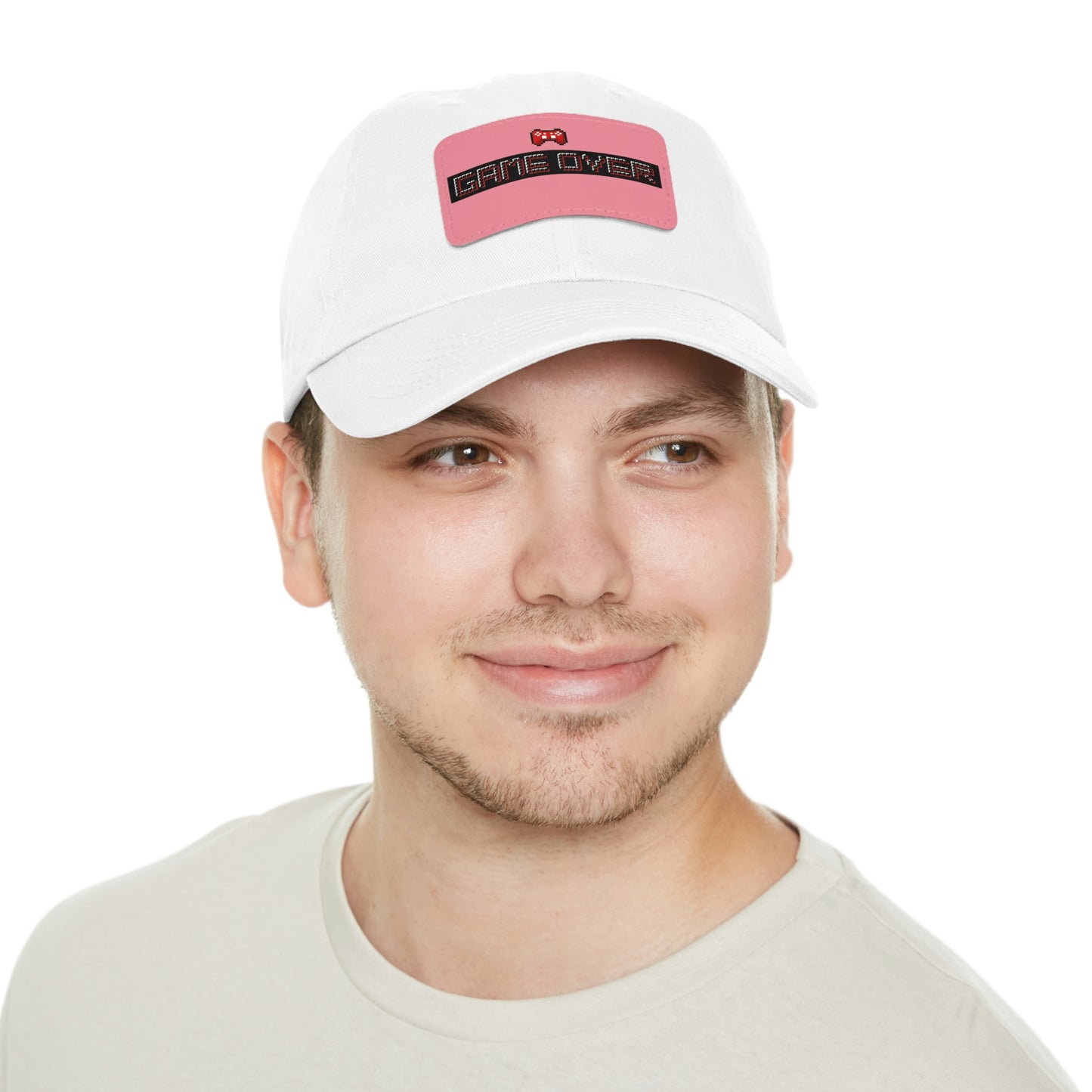 Game Over! Dad Hat with Leather Patch