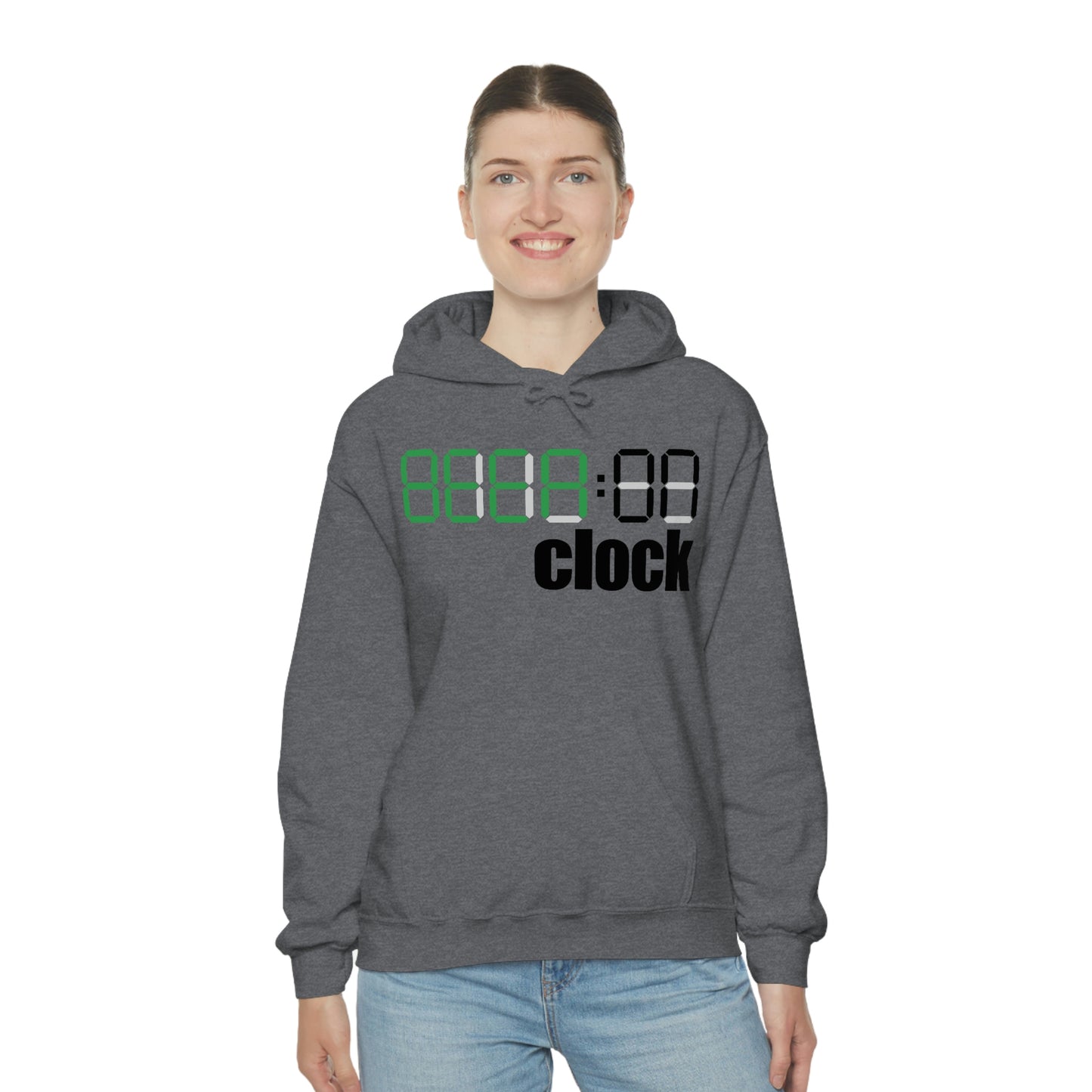 Beer on Clock Unisex Hooded Sweatshirt