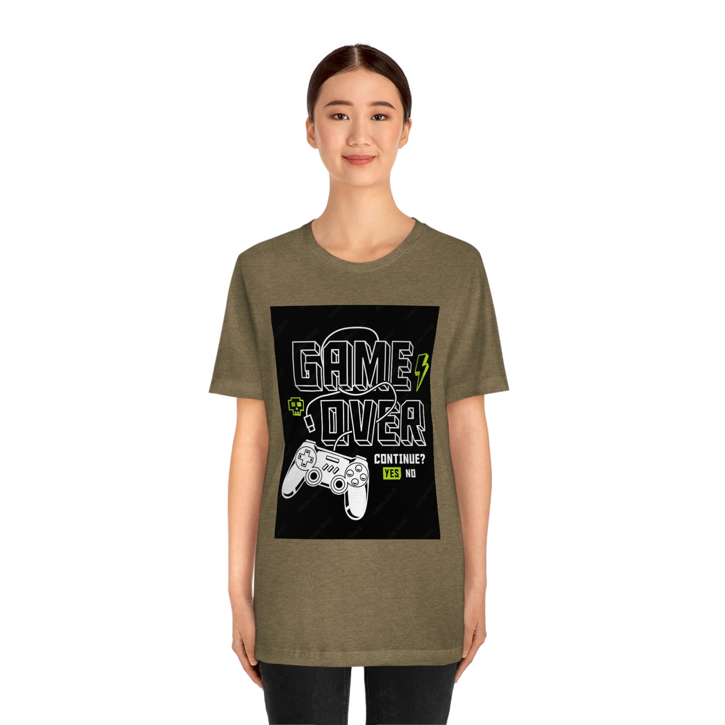 Game Over Unisex Jersey Short Sleeve Tee