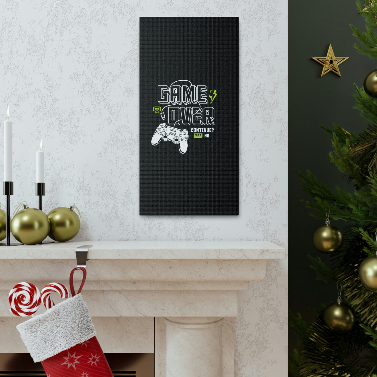 Game Over Canvas Gallery Wraps
