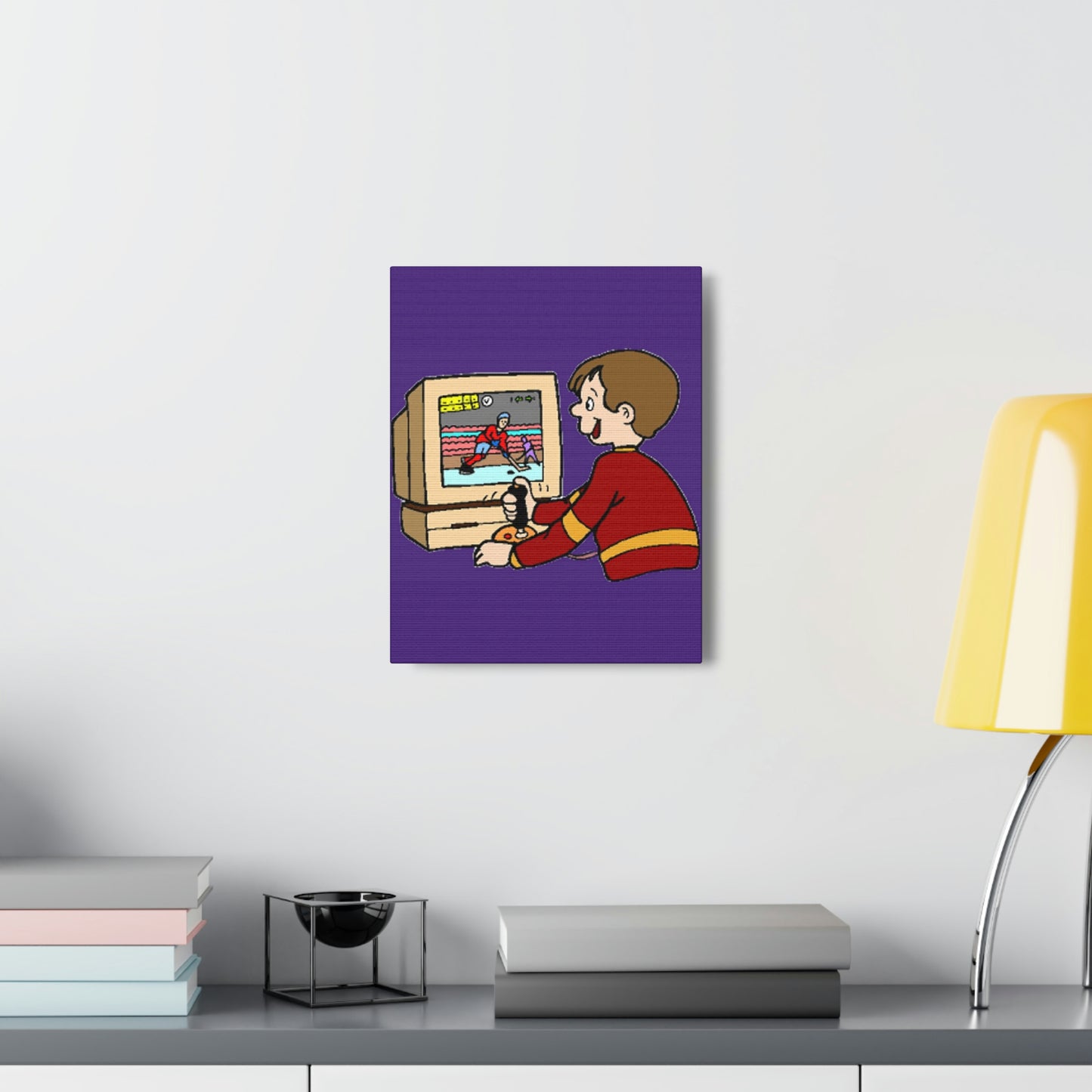 Old School Gamer Canvas Gallery Wraps