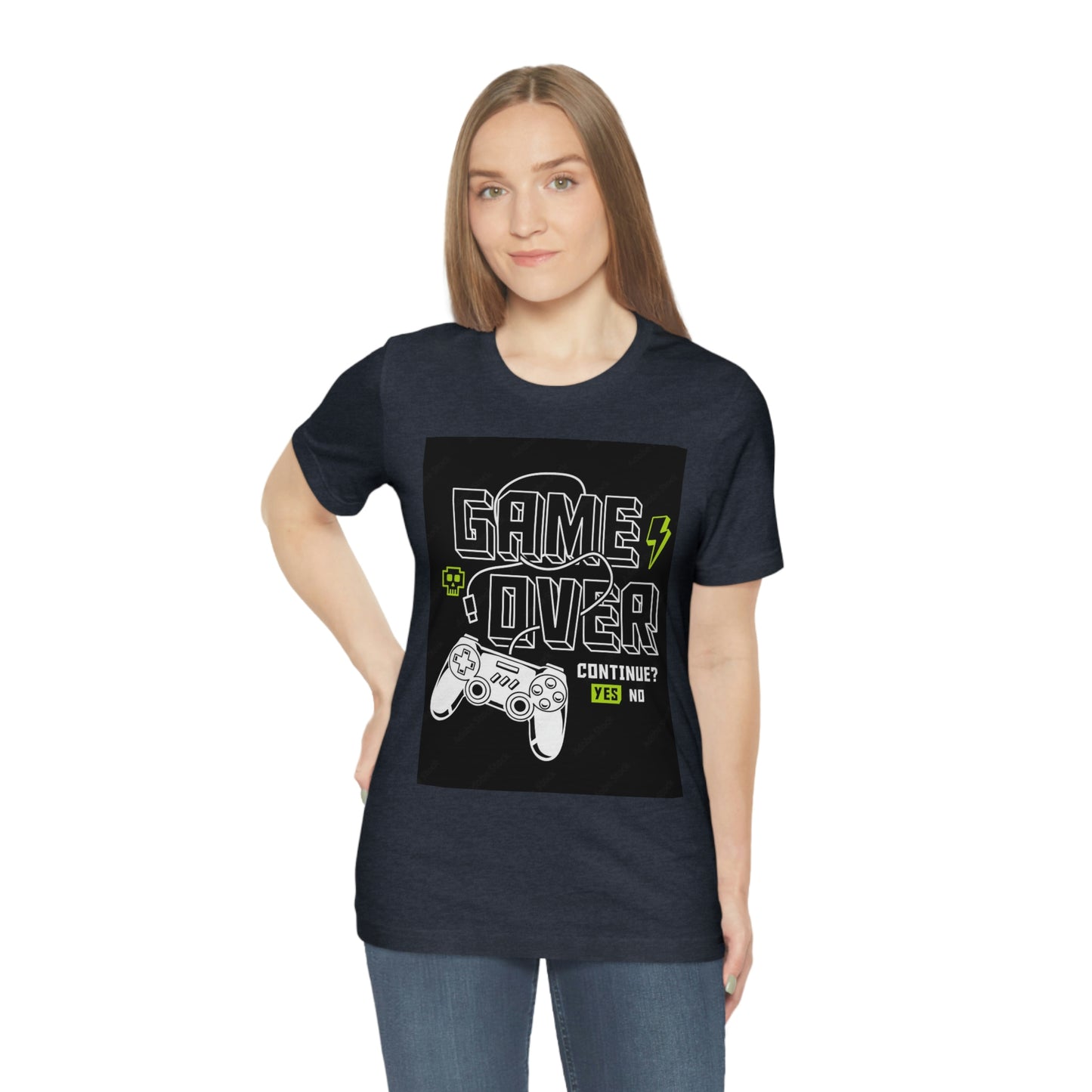 Game Over Unisex Jersey Short Sleeve Tee