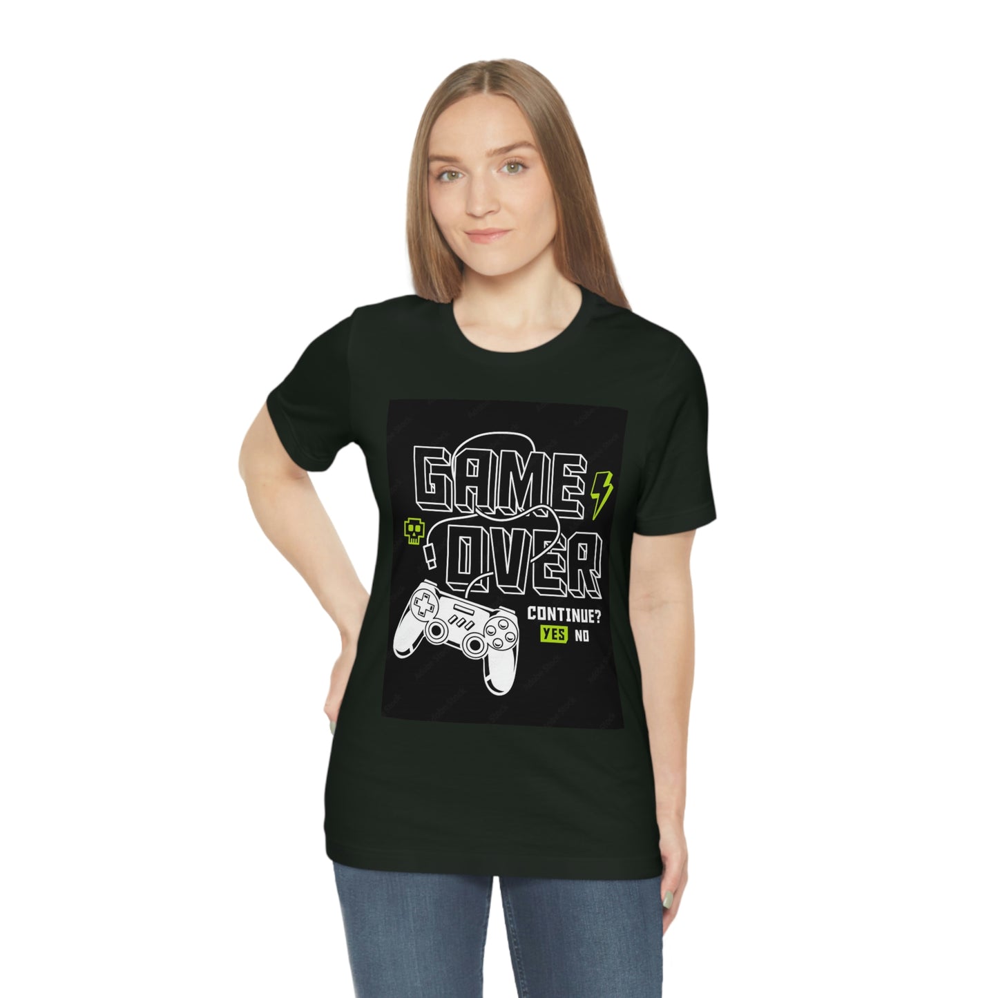 Game Over Unisex Jersey Short Sleeve Tee