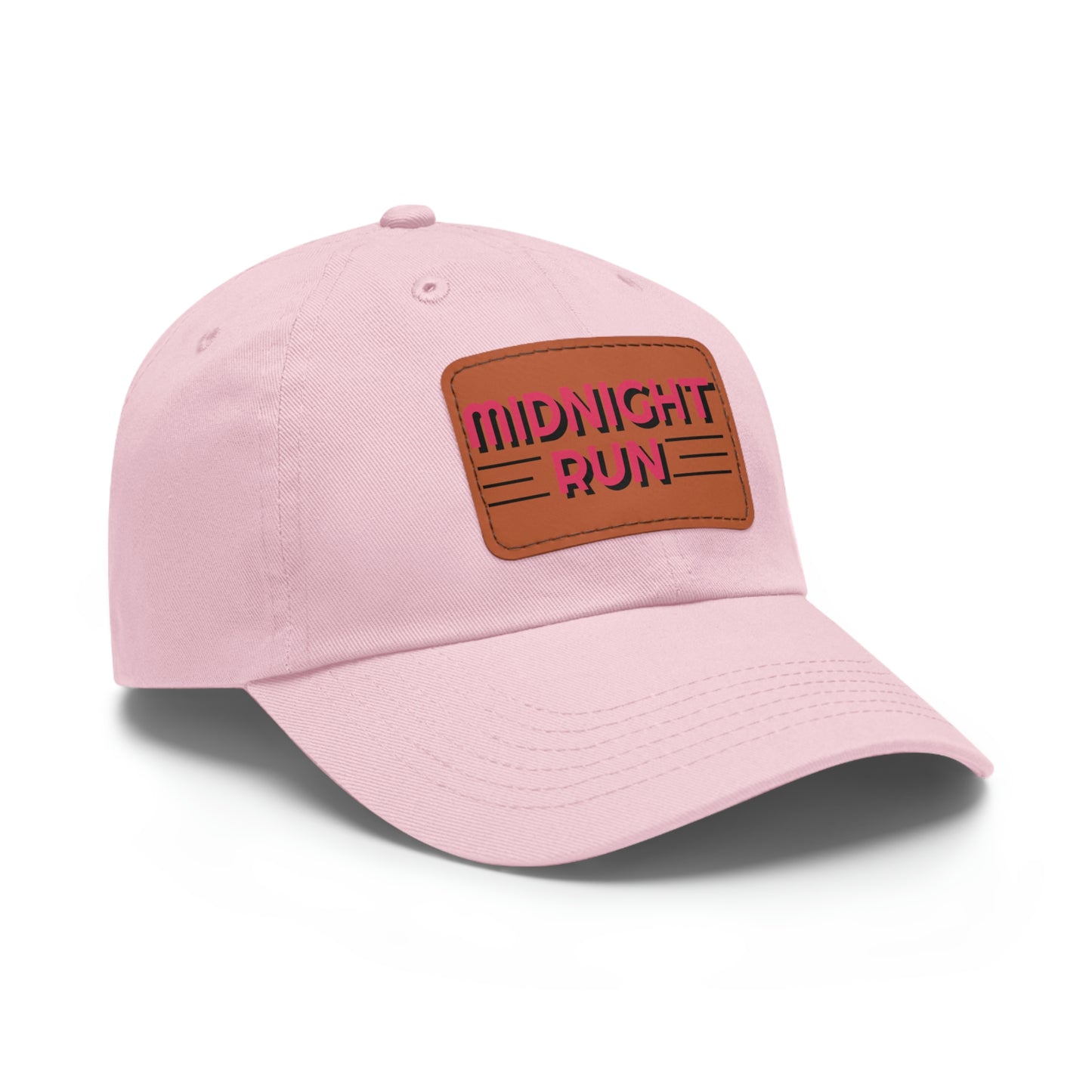 Midnight Run Dad Hat with Leather Patch