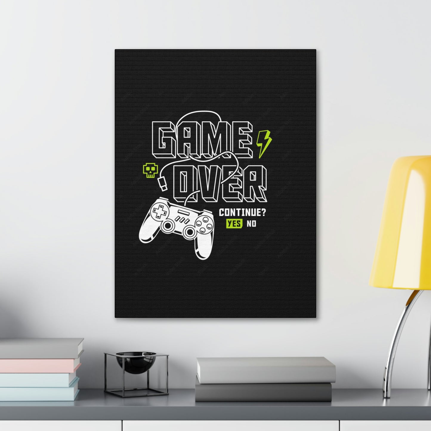 Game Over Canvas Gallery Wraps