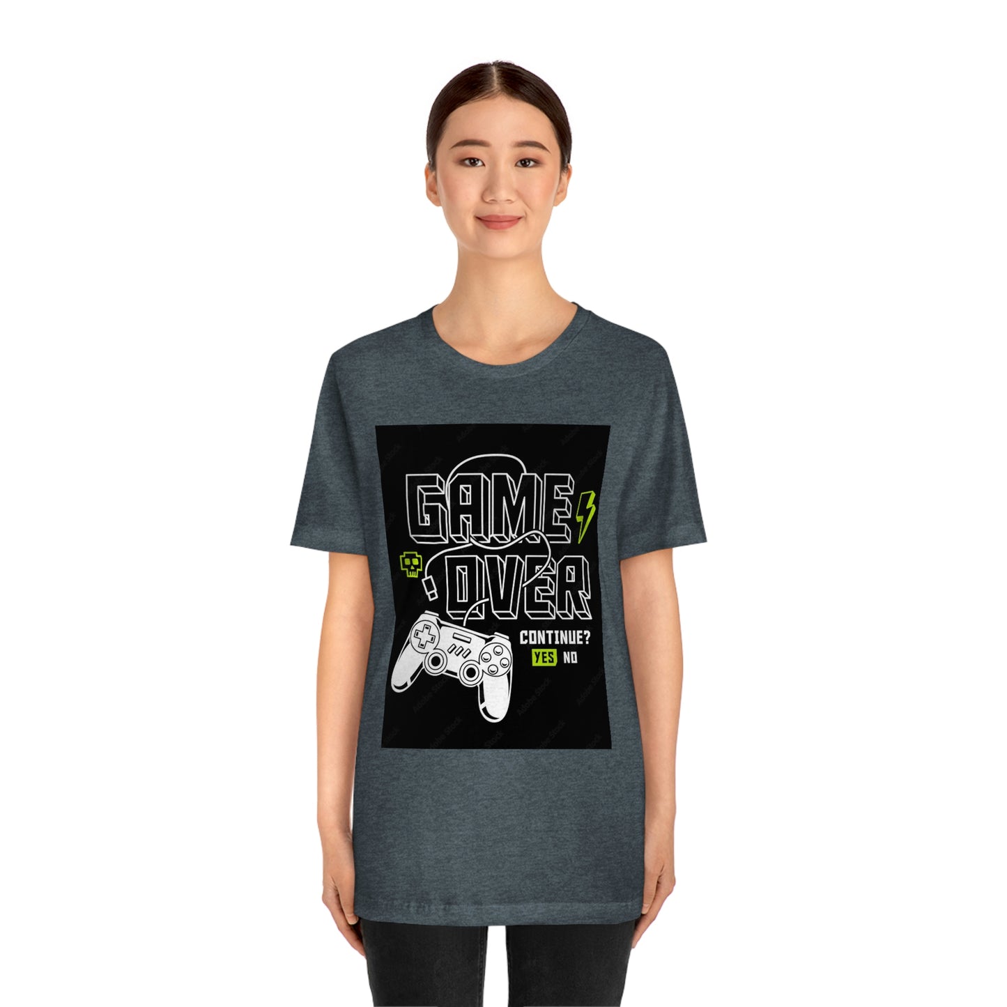 Game Over Unisex Jersey Short Sleeve Tee