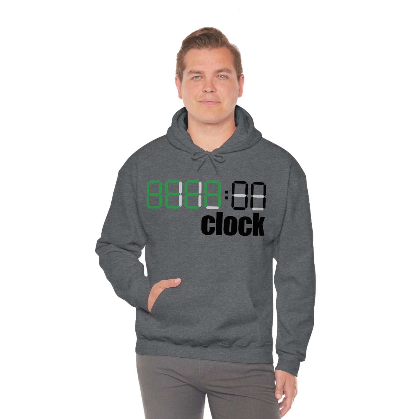 Beer on Clock Unisex Hooded Sweatshirt