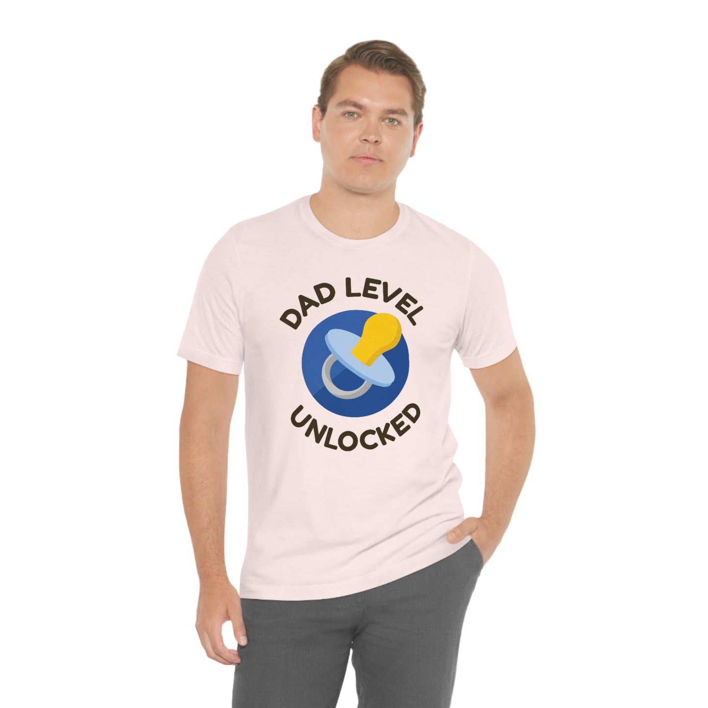 Dad Level Unlocked Unisex Jersey Short Sleeve Tee