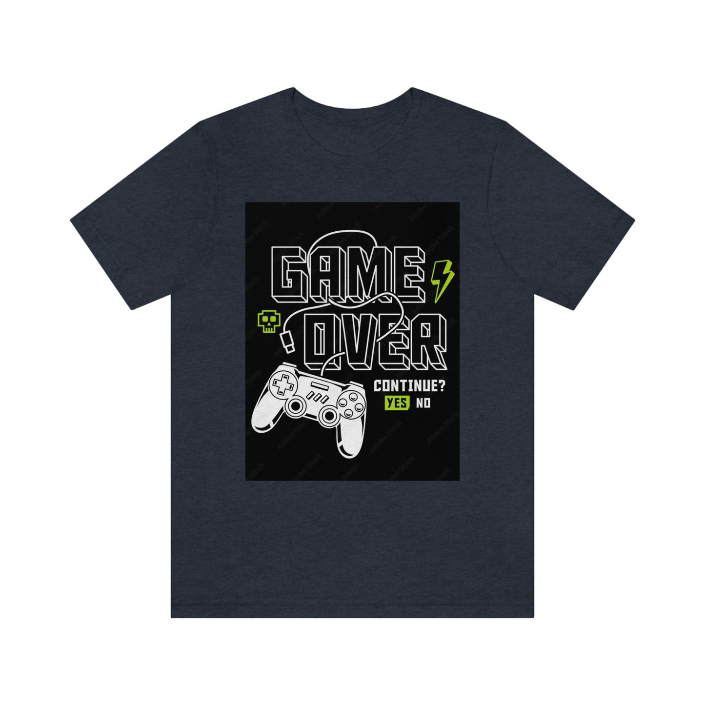 Game Over Unisex Jersey Short Sleeve Tee