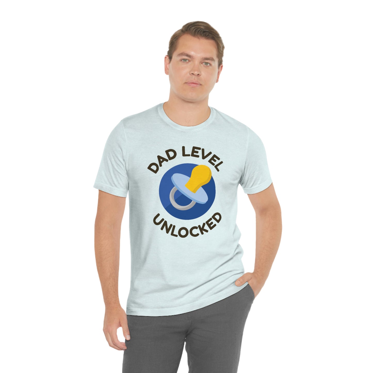 Dad Level Unlocked Unisex Jersey Short Sleeve Tee