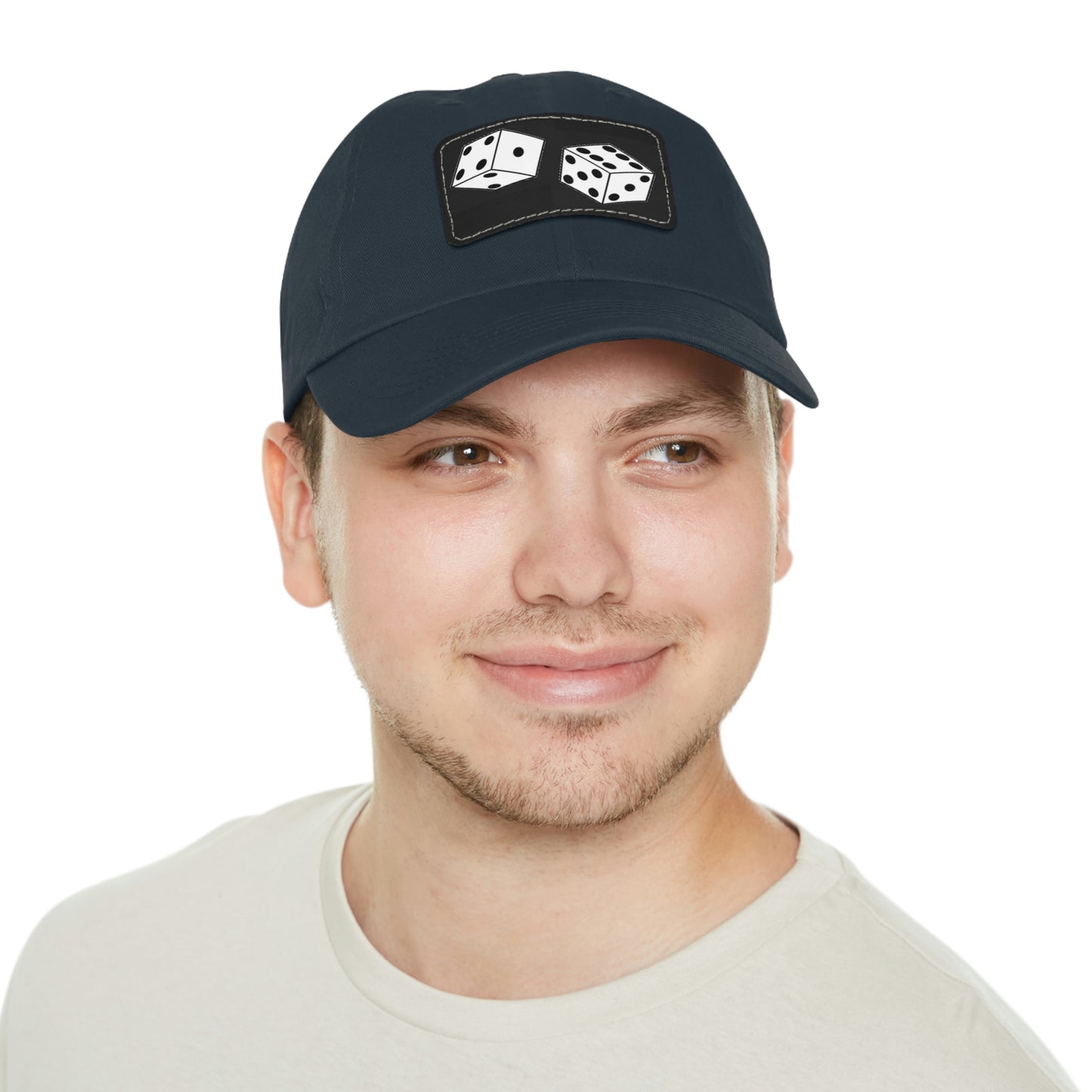 Dice Roll Dad Hat with Leather Patch