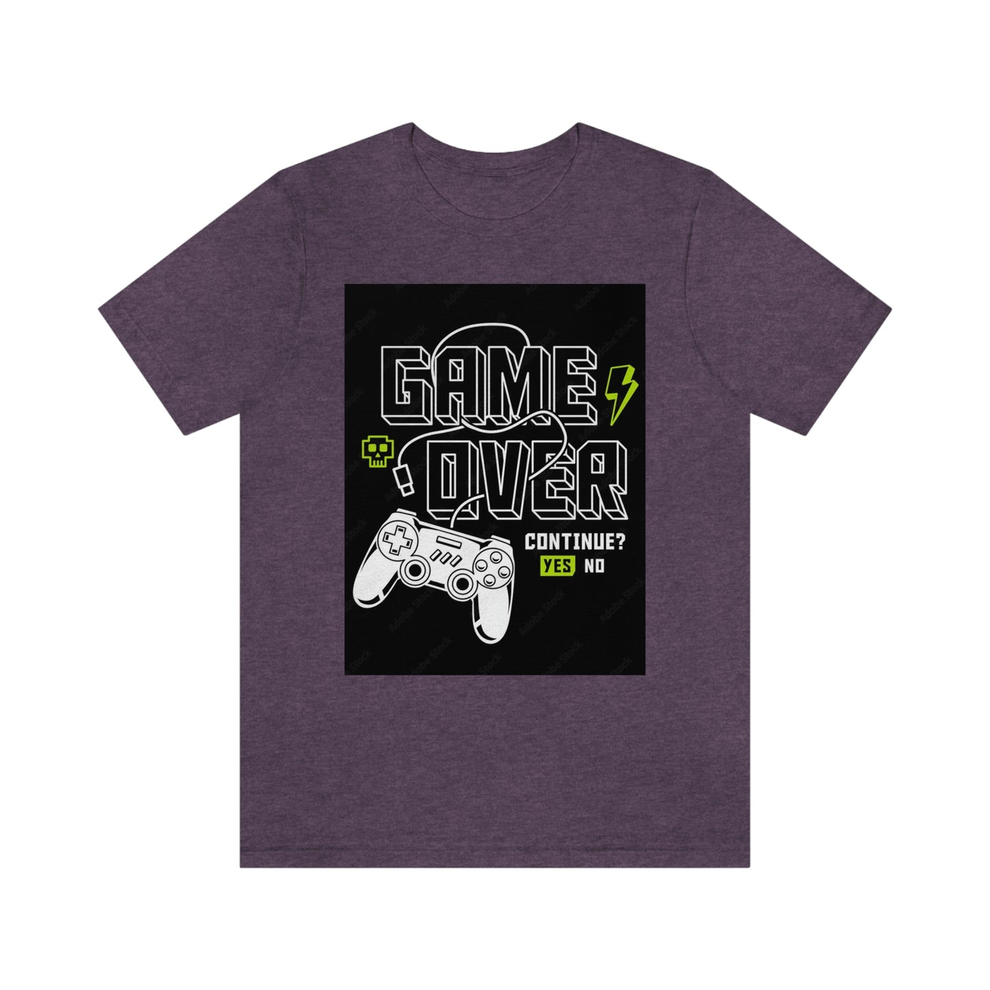 Game Over Unisex Jersey Short Sleeve Tee