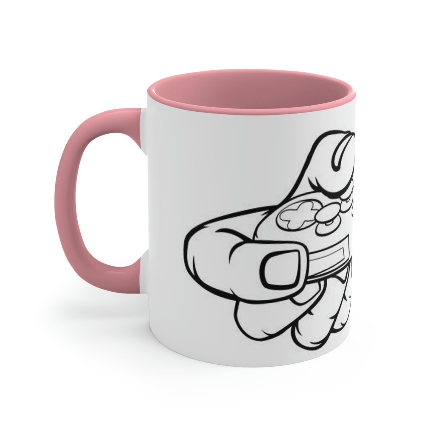 Game Controller Accent Coffee Mug, 11oz