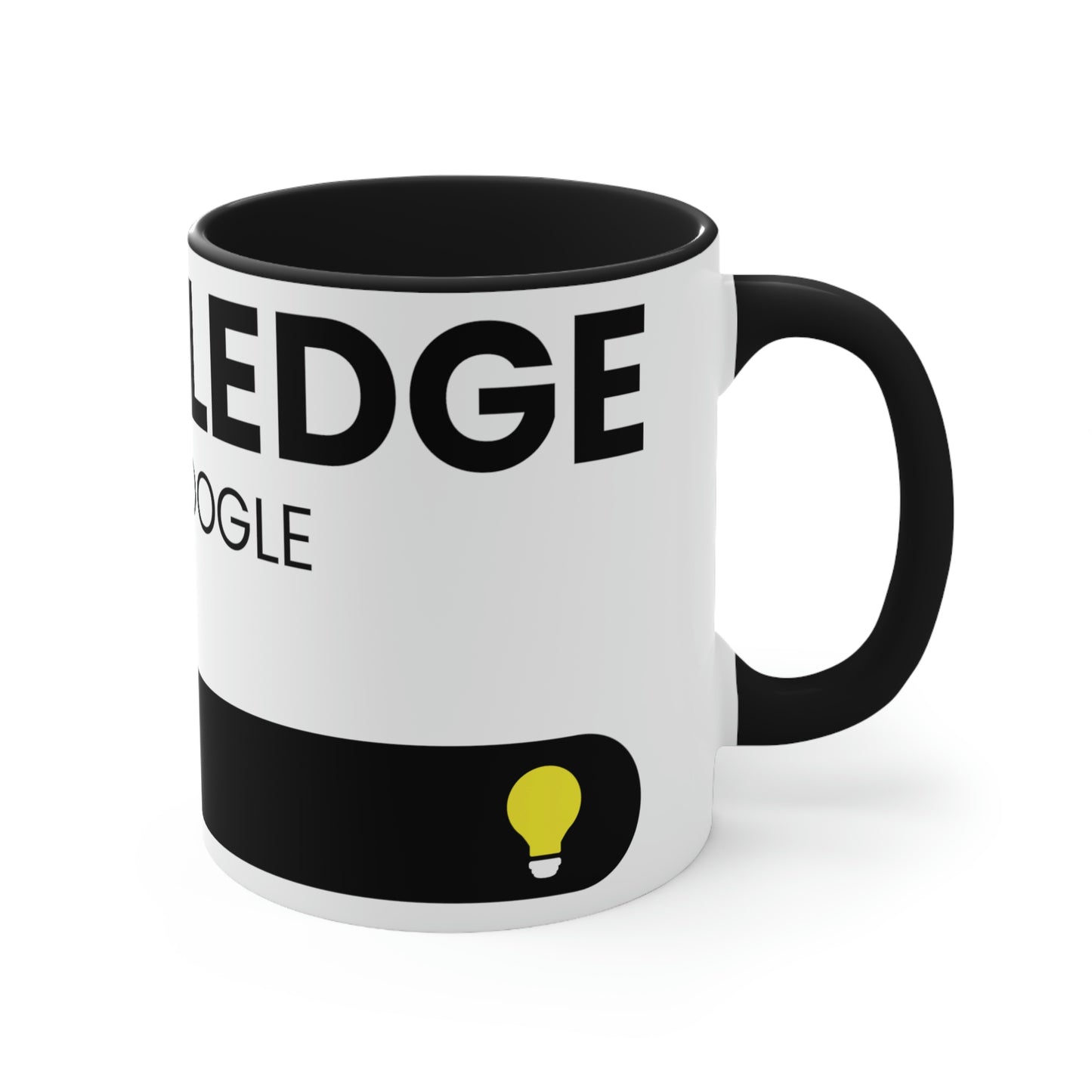 Knowledge Powered By Google Accent Coffee Mug, 11oz