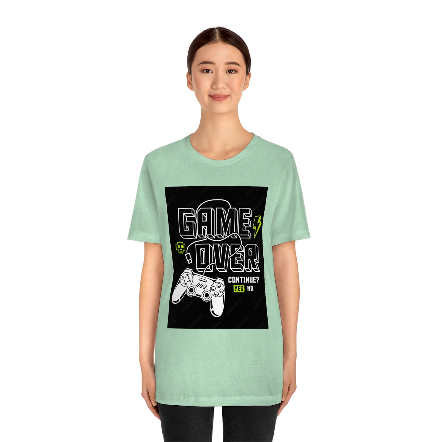 Game Over Unisex Jersey Short Sleeve Tee