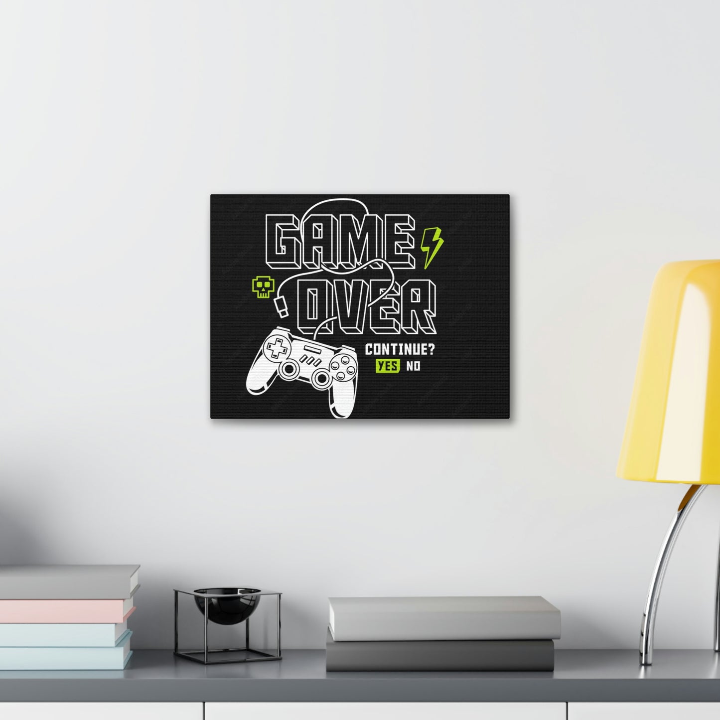 Game Over Canvas Gallery Wraps