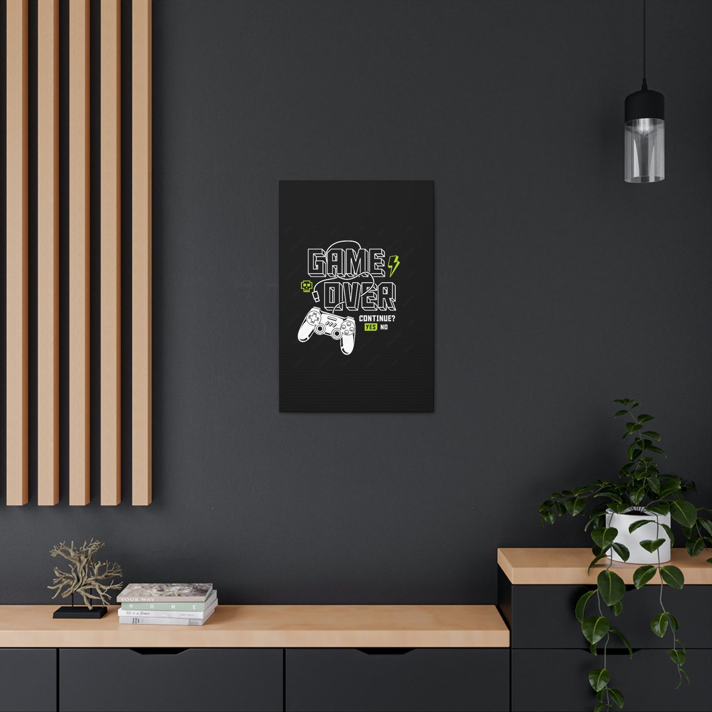 Game Over Canvas Gallery Wraps