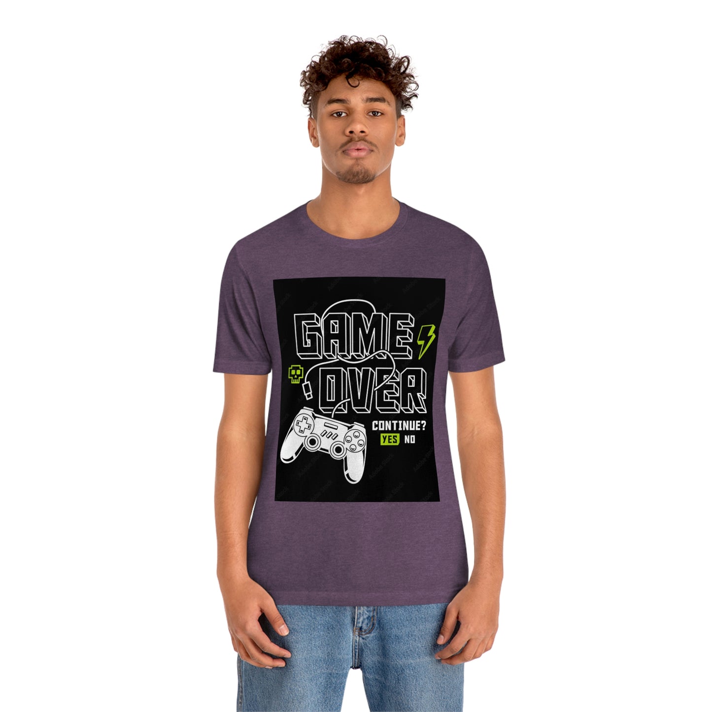 Game Over Unisex Jersey Short Sleeve Tee