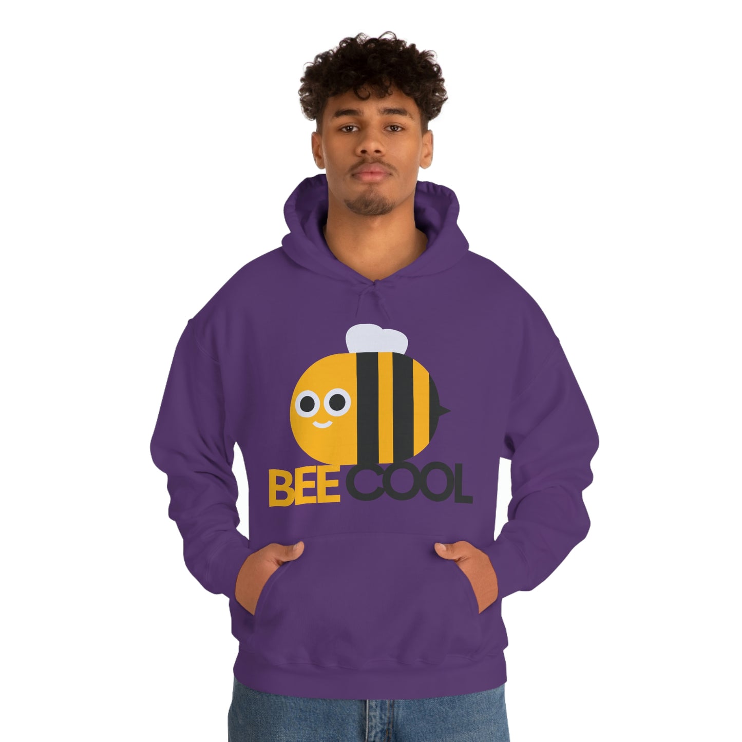 Bee Cool Unisex Hooded Sweatshirt