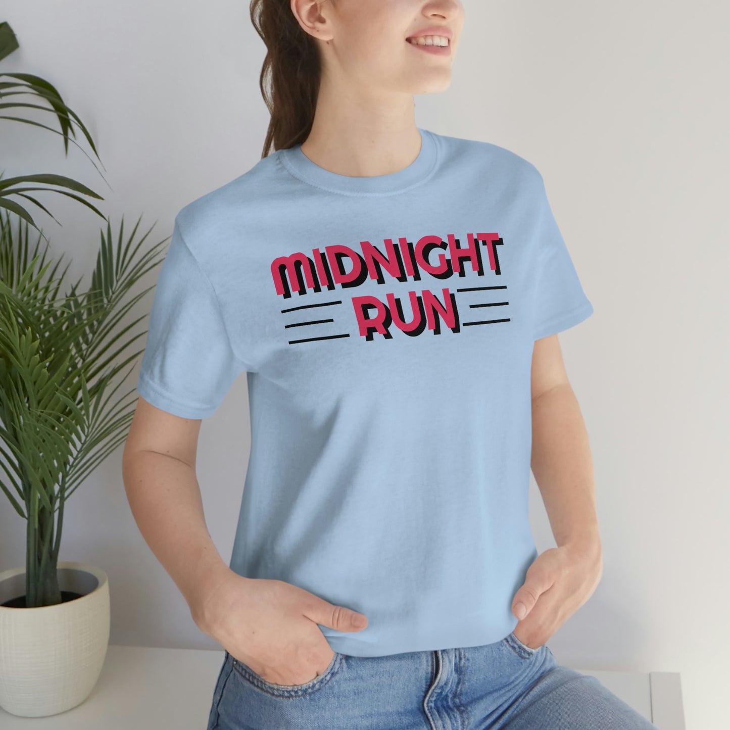 Midnight Run Unisex Jersey Short Sleeve Tee