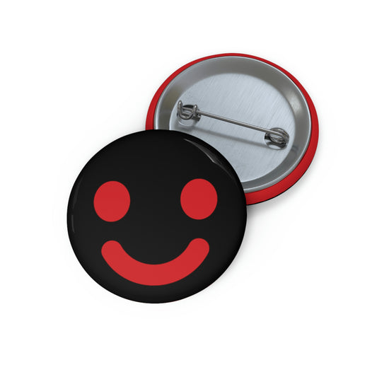 Smiley Face Custom Pin Buttons