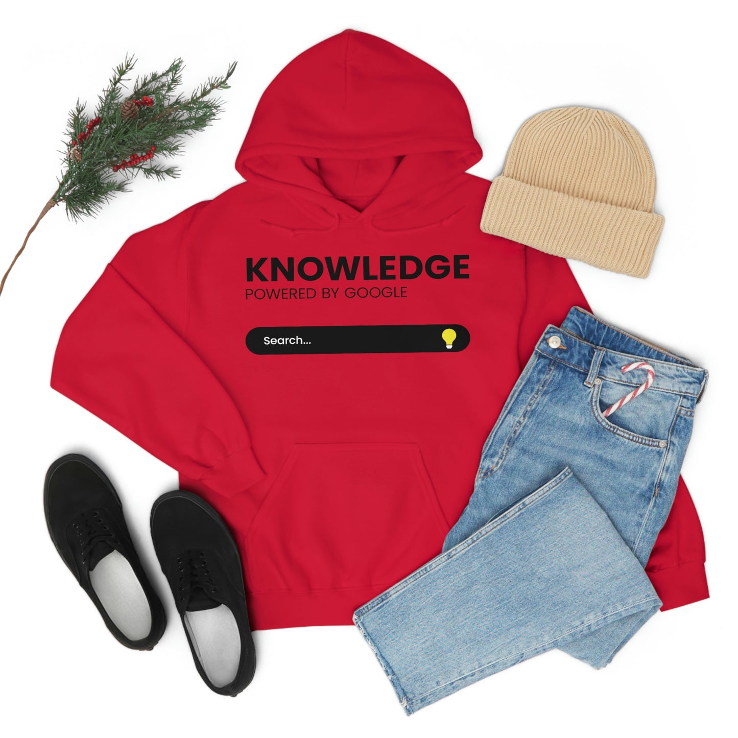 Knowledge Powered By Google Unisex Hooded Sweatshirt