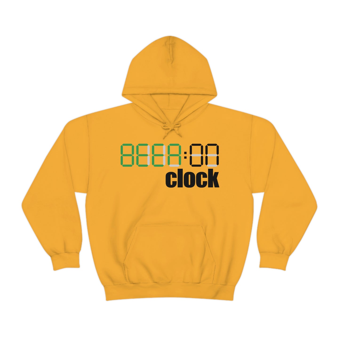 Beer on Clock Unisex Hooded Sweatshirt
