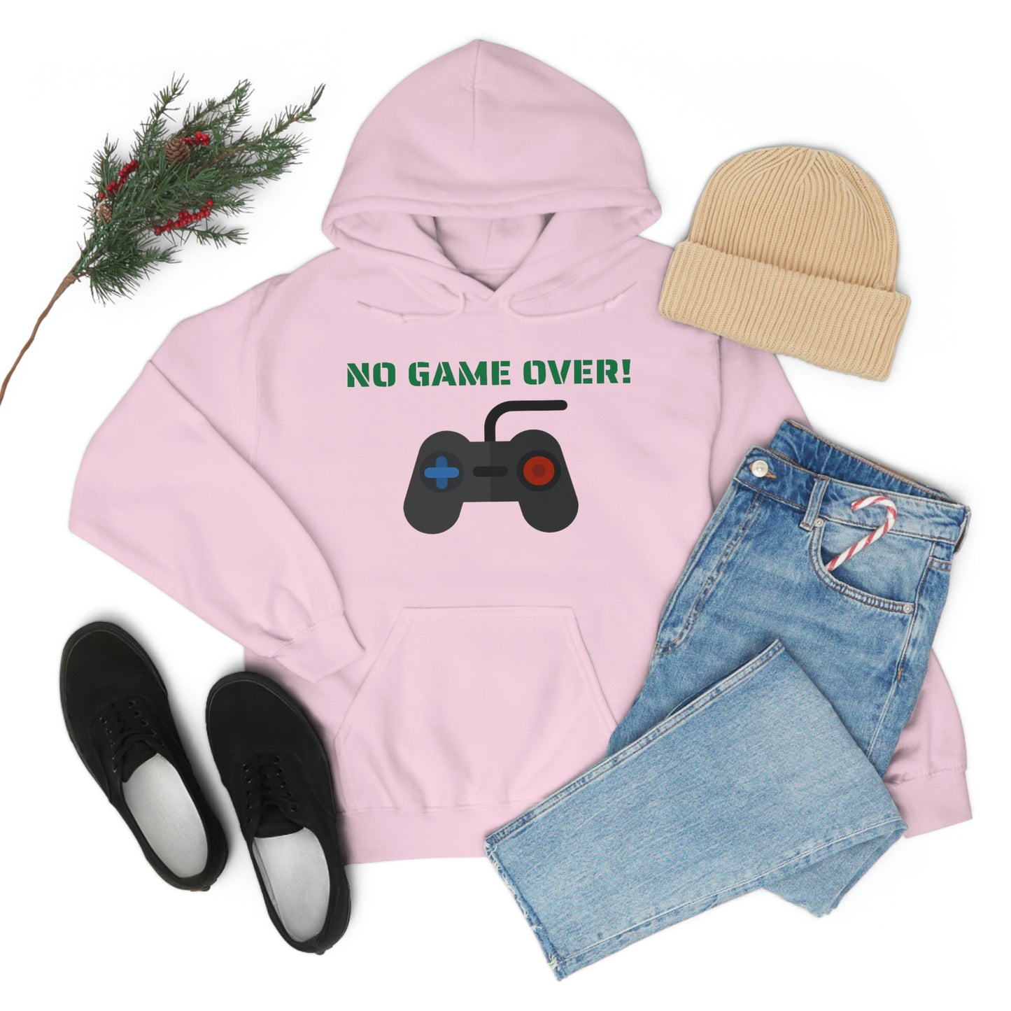 No Game Over! Unisex Hooded Sweatshirt