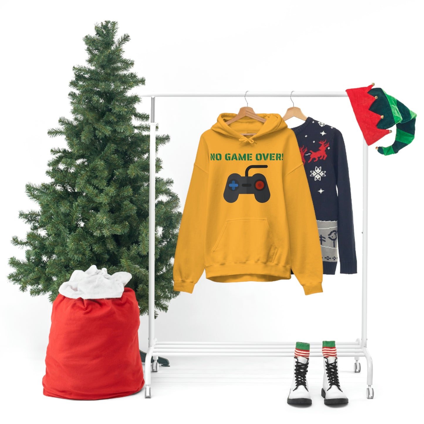 No Game Over! Unisex Hooded Sweatshirt