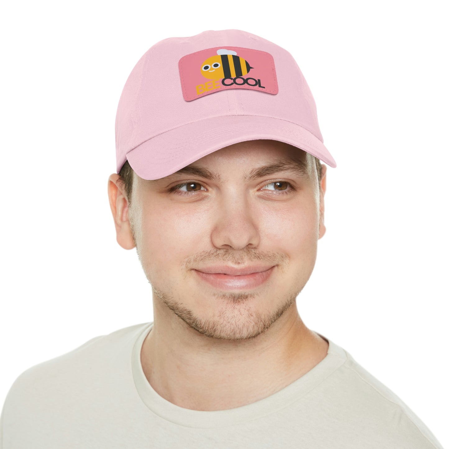 Bee Cool Dad Hat with Leather Patch