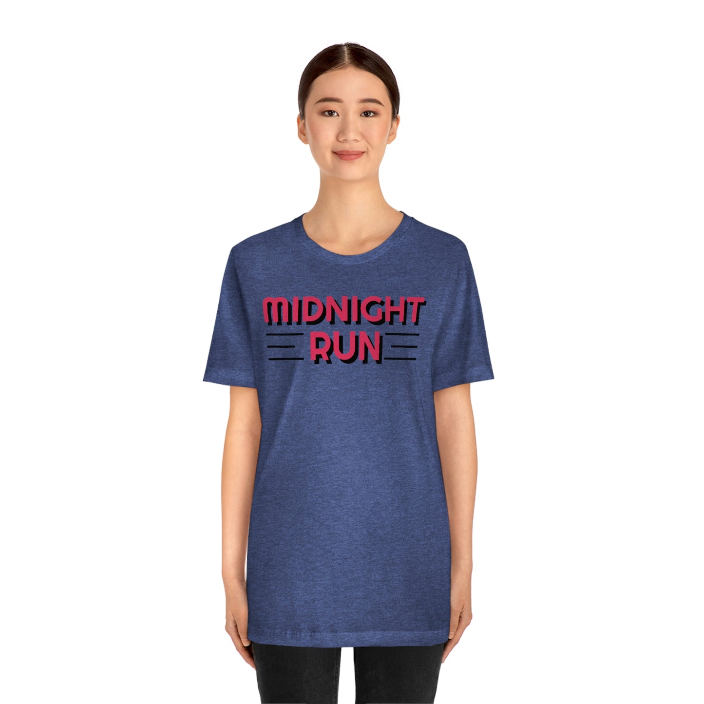 Midnight Run Unisex Jersey Short Sleeve Tee
