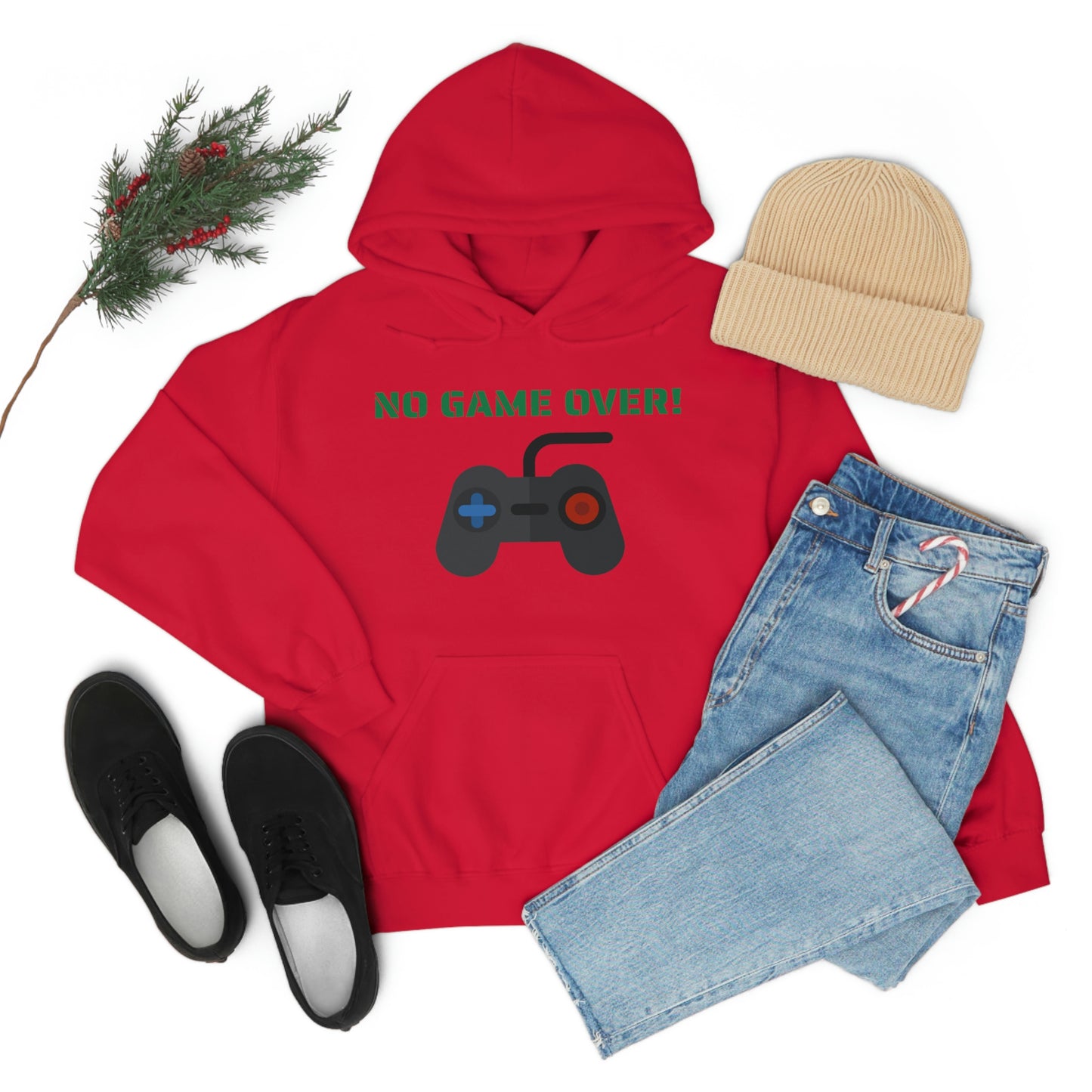 No Game Over! Unisex Hooded Sweatshirt