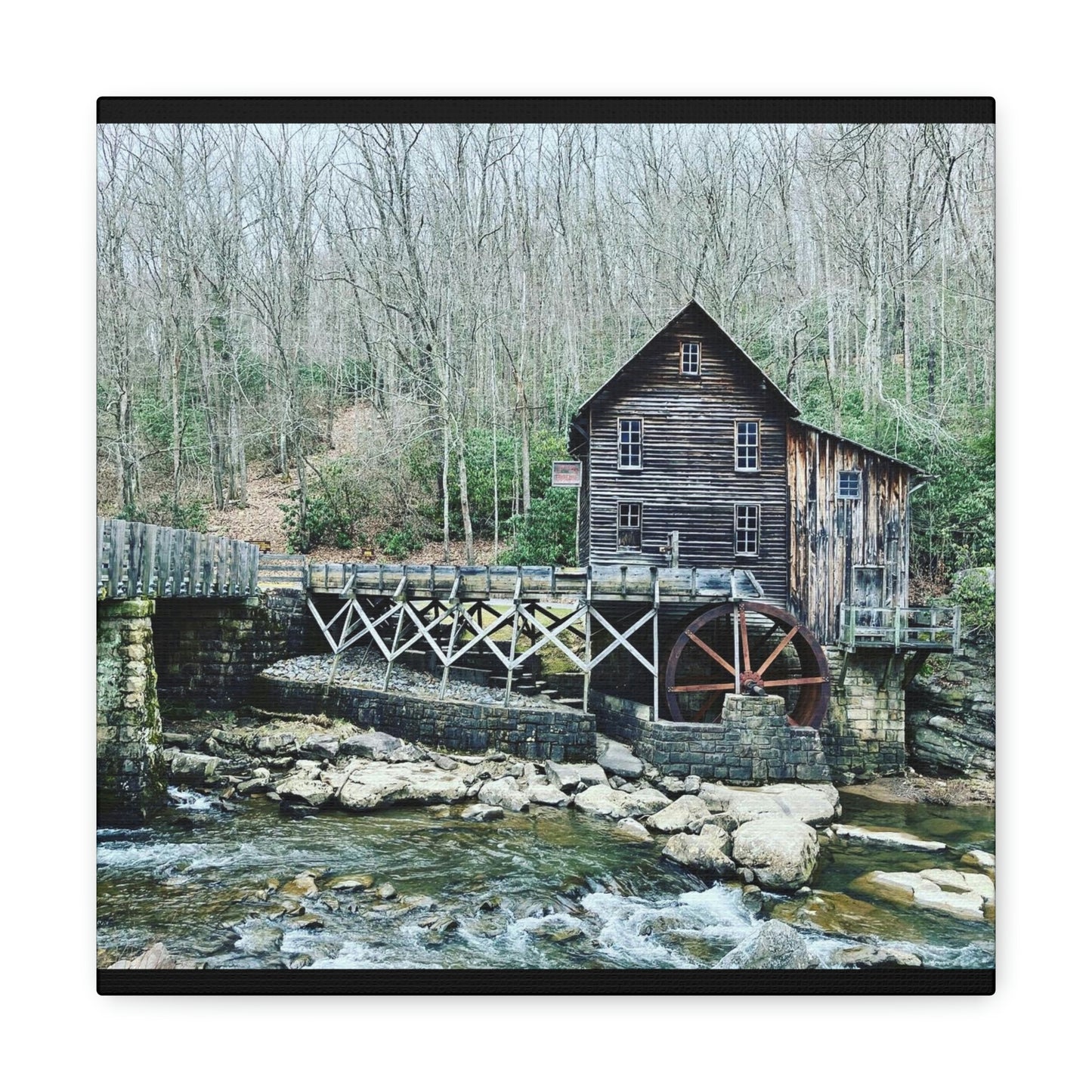 Grist Mill Scenic Canvas Gallery Wraps