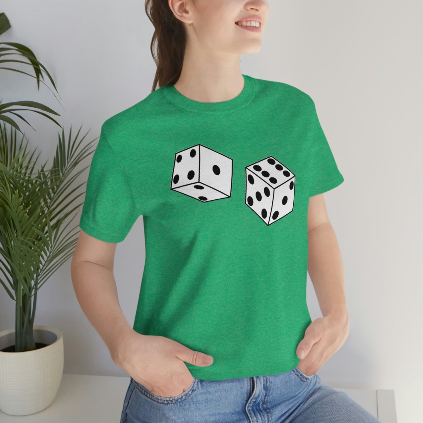 Dice Roll Unisex Jersey Short Sleeve Tee