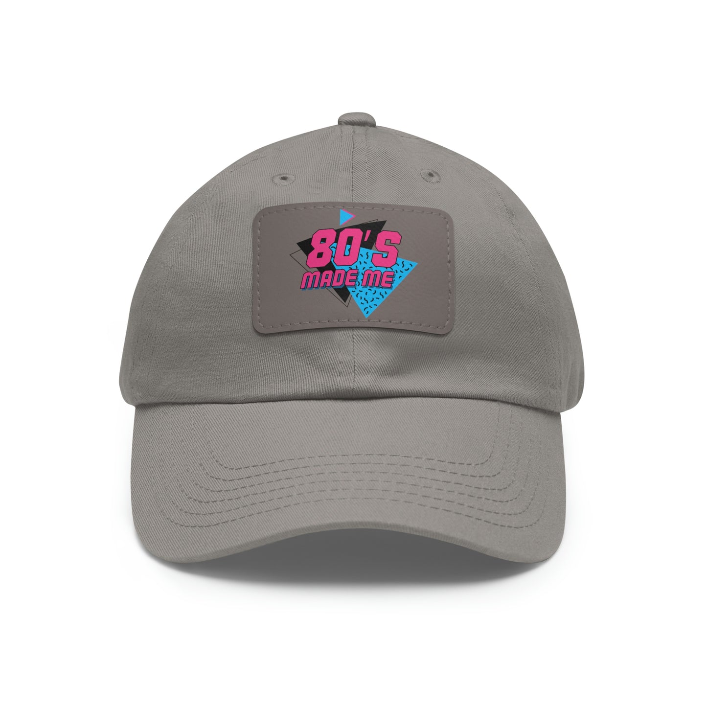 80s Made Me Dad Hat with Leather Patch