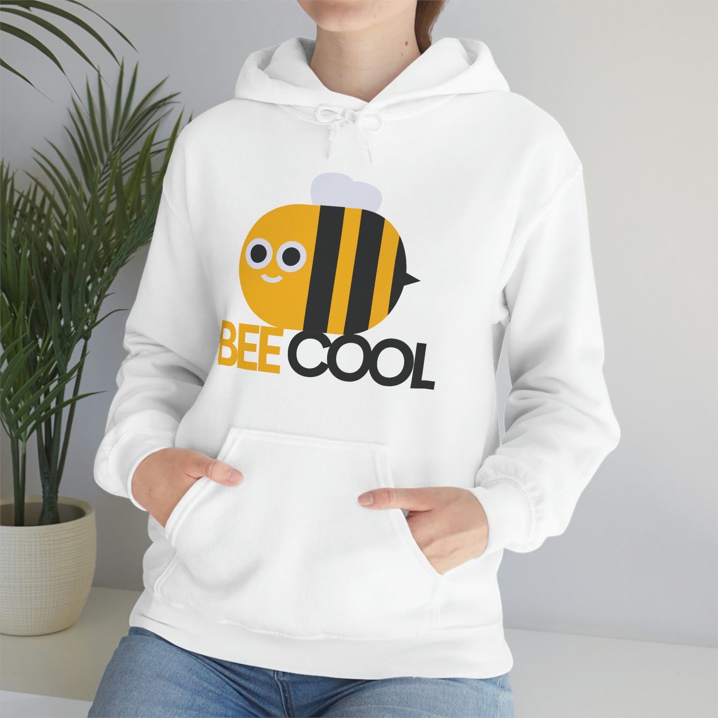 Bee Cool Unisex Hooded Sweatshirt